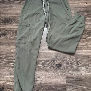 Women’s MedCouture Olive Green Jogger Scrub Pants